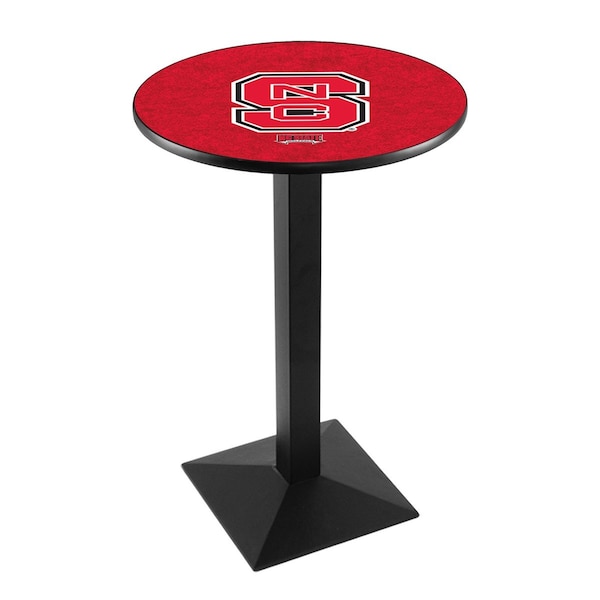 42" Blk Wrinkle North Carolina State Pub Table